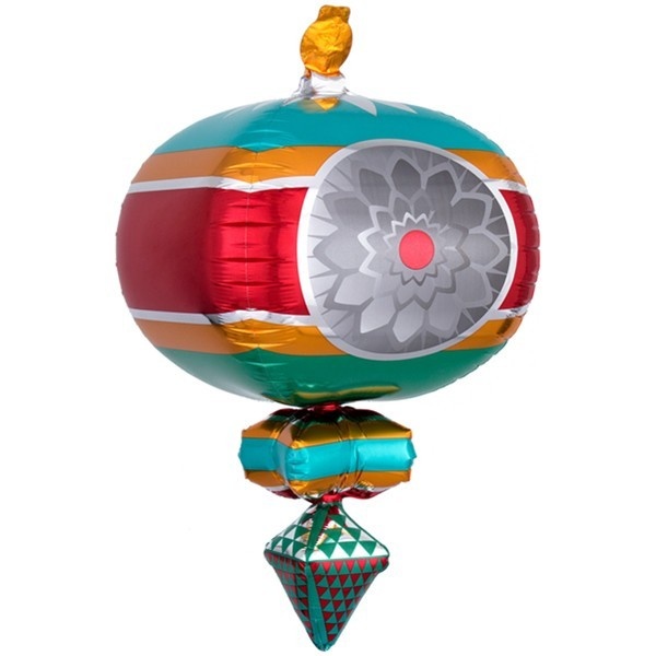 Christmas RETRO Ornament - Green & Red - 33x58cm - Anagram