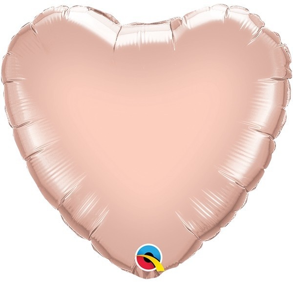 SALE > Heart - Rose Gold - 36 inch - Qualatex