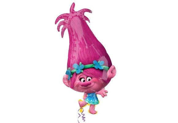 SALE > Trolls Poppy Shape - 70cm x 40cm - Street Treats.