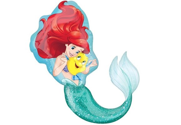 Ariel Little Mermaid - 71cm x 86cm - Anagram