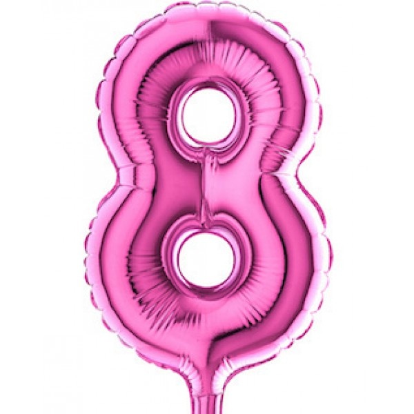 Cijfer MICRO Fuchsia 7" - 8 - 5 qty