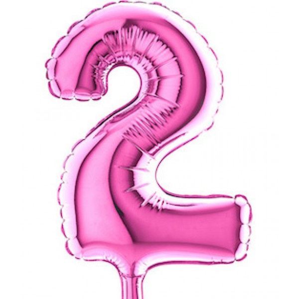 SALE > Cijfer MICRO Fuchsia 7" - 2 - 1 stuks