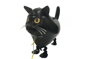 Walkie Kat Zwart - 57cm