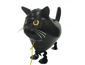 SALE > Walkie Kat Zwart - 57cm