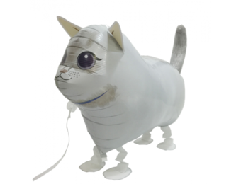 SALE > Walkie Kat Wit - 57cm