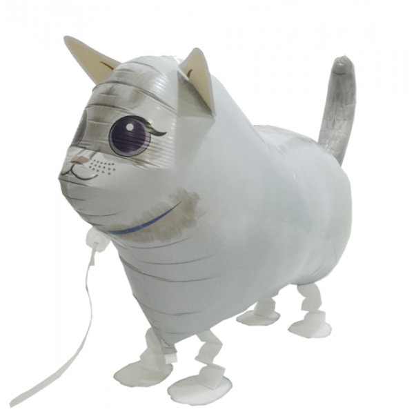 Walkie Kat Wit - 57cm - SUPERSALE