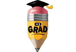 No1 Graduate Pencil - 41 inch - Qualatex