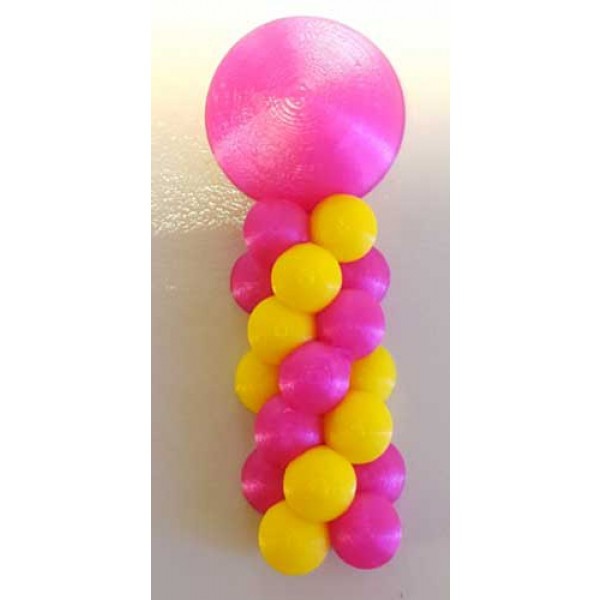 3D - Broche Ballonpilaar - 7cm
