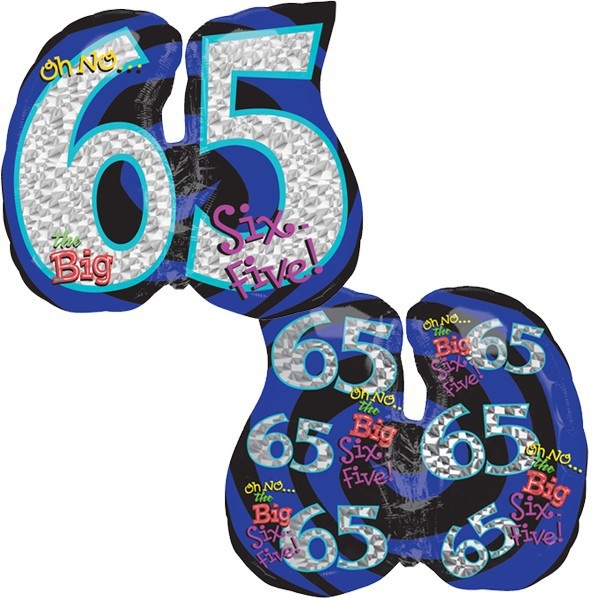 Oh No It's My Birthday 65 - A66cm x 53cm