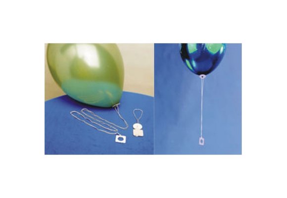 Ballonsluiter ECO - katoenen touwtje MILIEUVRIENDELIJK  - 100 pieces