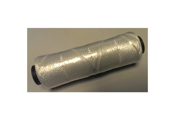 Touw voor ballonnen (polyester) - wit 1,5 mm x 50 meter