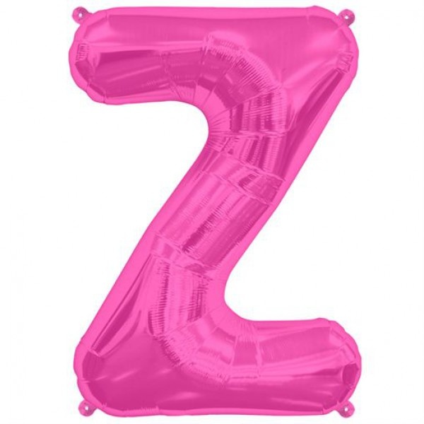 Letter Mini Magenta - Z - 16"/40cm zelfsluitend