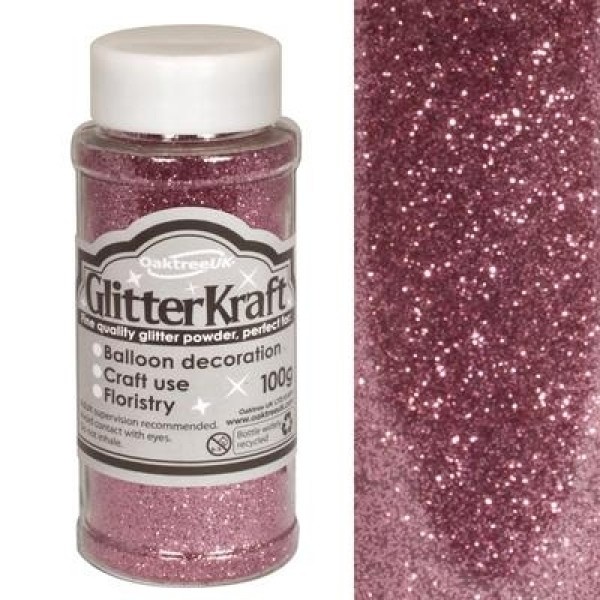 Glitter - Light Pink - 100gr