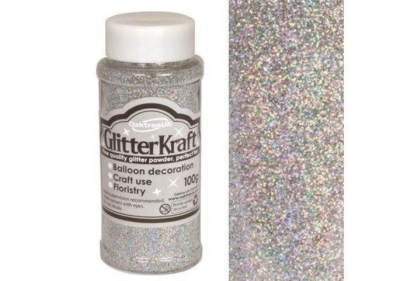 Glitter - Silver - 100gr