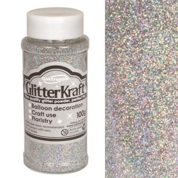 Glitter - Silver - 100gr