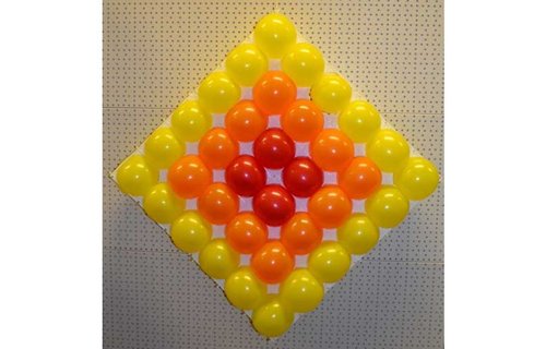Balloon Grid - 5 inch Balloons - 7 stuks