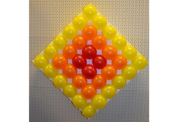 Balloon Grid - 5 inch Balloons - 7 pcs