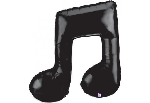 Music Notes - Shape - 34 inch - Betallic