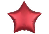 Star - Satin Luxe Sangria  Red A18"/45cm