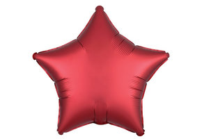 Star - Satin Luxe Sangria  Red A18"/45cm