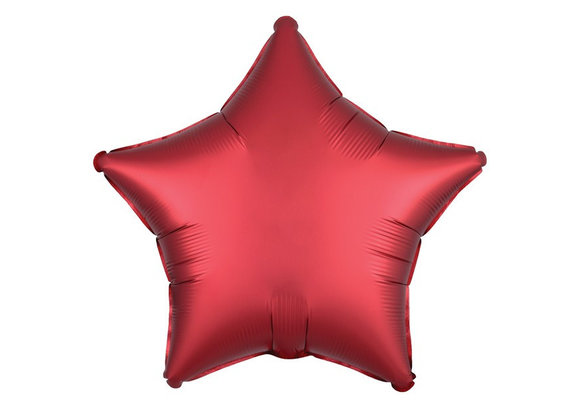 Star - Satin Luxe Sangria Red - 18 inch - Anagram