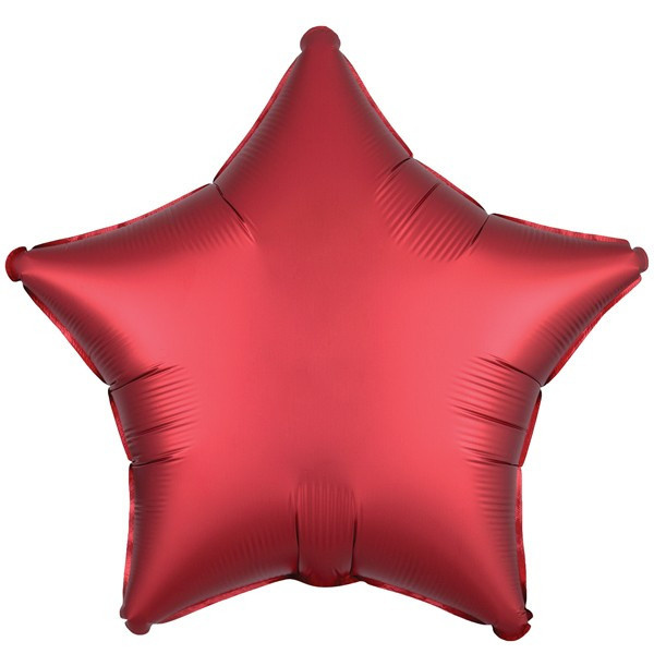 Star - Satin Luxe Sangria Red A18"/45cm