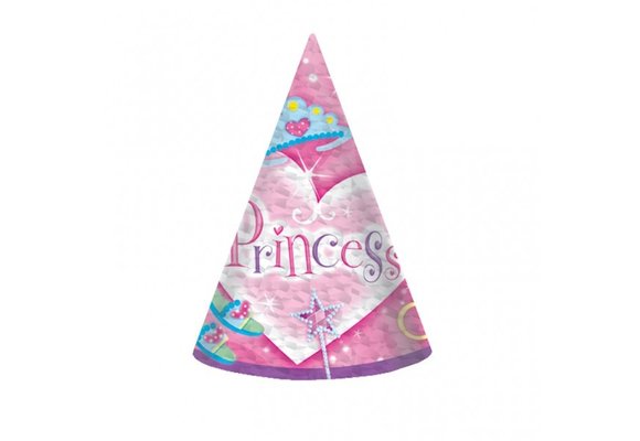 Princes Prismatic Party Hat - A 17.7cm - SUPERSALE