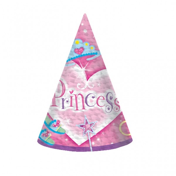 Princes Prismatic Party Hat - A 17.7cm - SUPERSALE