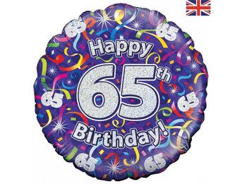 Birthday Streamers Holographic - 65 - O45cm