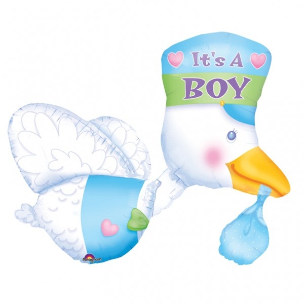 SALE > Ooievaar/Stork It's A Boy - A58cm x 81cm