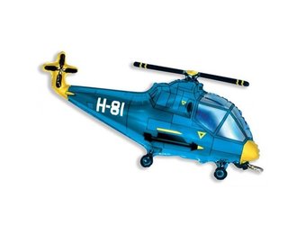 Helikopter Blauw - 24"/61cm