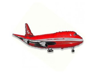 Vliegtuig Rood - 24"/61cm