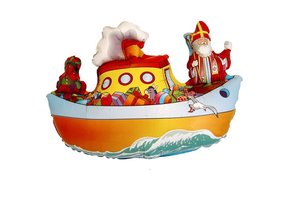 Pakjesboot van Sinterklaas  - 65cm