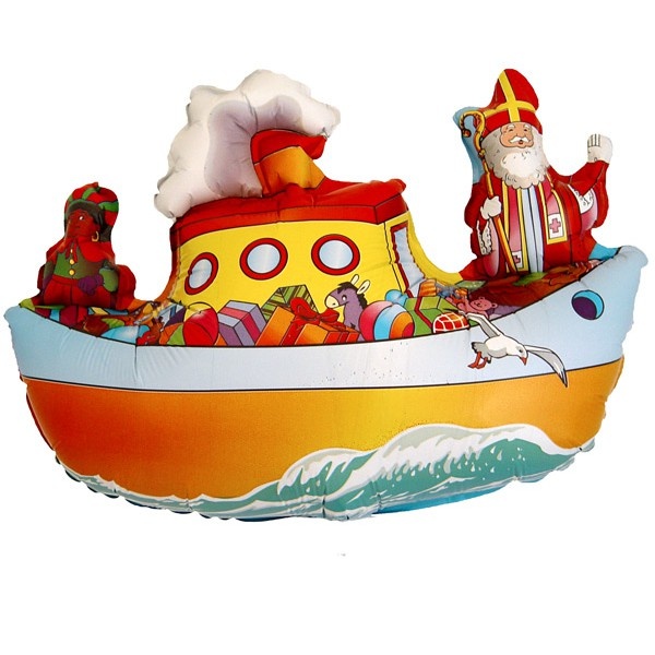Pakjesboot van Sinterklaas  - 65cm