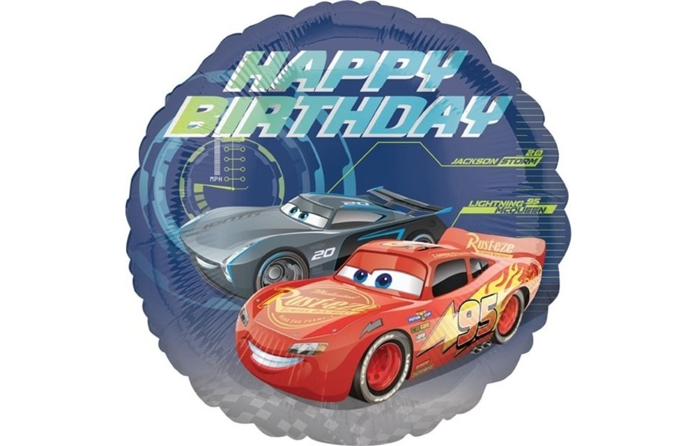 Cars 3 Happy Birthday - 18 inch - Anagram