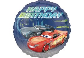 Cars 3 Happy Birthday - 18"/45cm