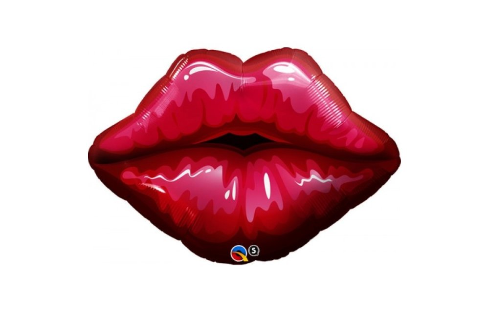 Big Red Kissey Lips - Q30"/76 cm (16451)