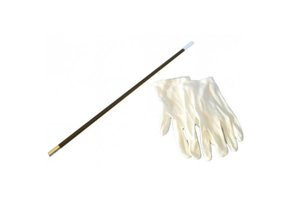 Goochelstok+handschoenen