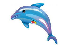 Delightful Blue Dolphin - Q42"/107cm