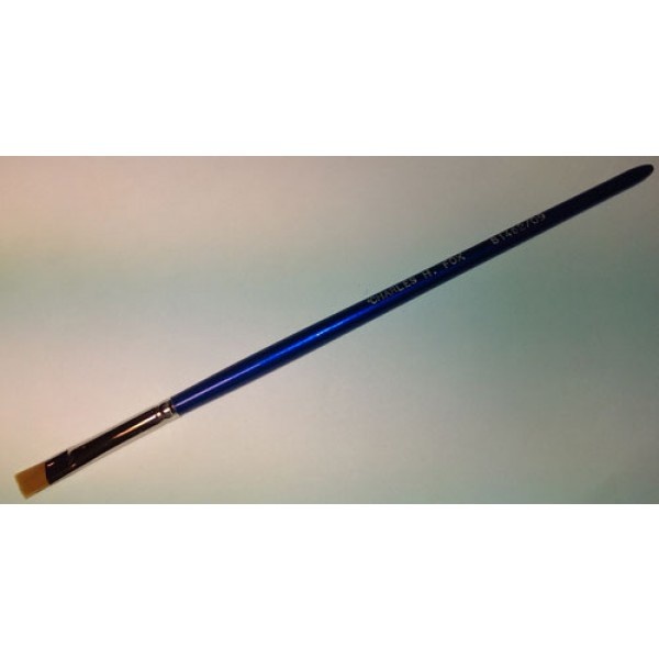 Penseel Kryolan - Plat afgerond 10 /S-blauw - aanbieding