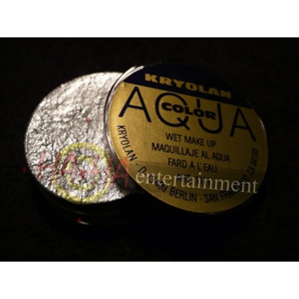 Kryolan - Aqua Color 55ml - Metallic Zilver - aanbieding