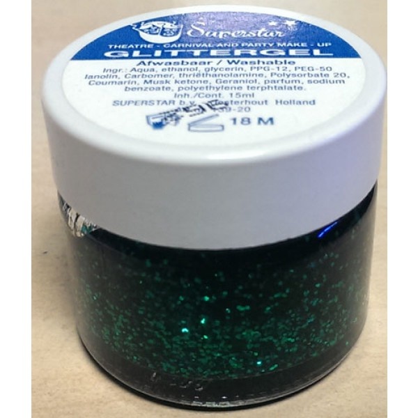 Glittergel - groen