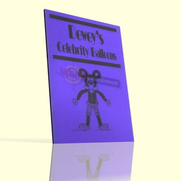 Ralph Dewey - Celebrity Balloons - Boek