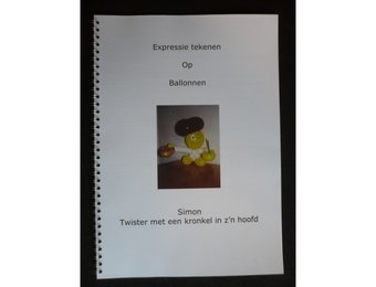 Simon Ballon - Expressie tekenen op ballonnen - Boek