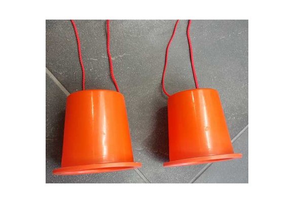 Loopklossen kunststof - Rood