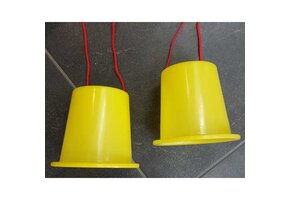 Loopklossen kunststof - Geel