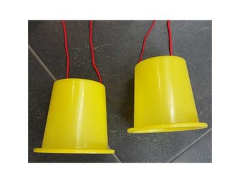 Loopklossen kunststof - Geel