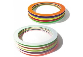 Jongleerring Reverso - Rood/Wit