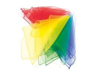 Jongleerdoekje 40x40cm - Geel