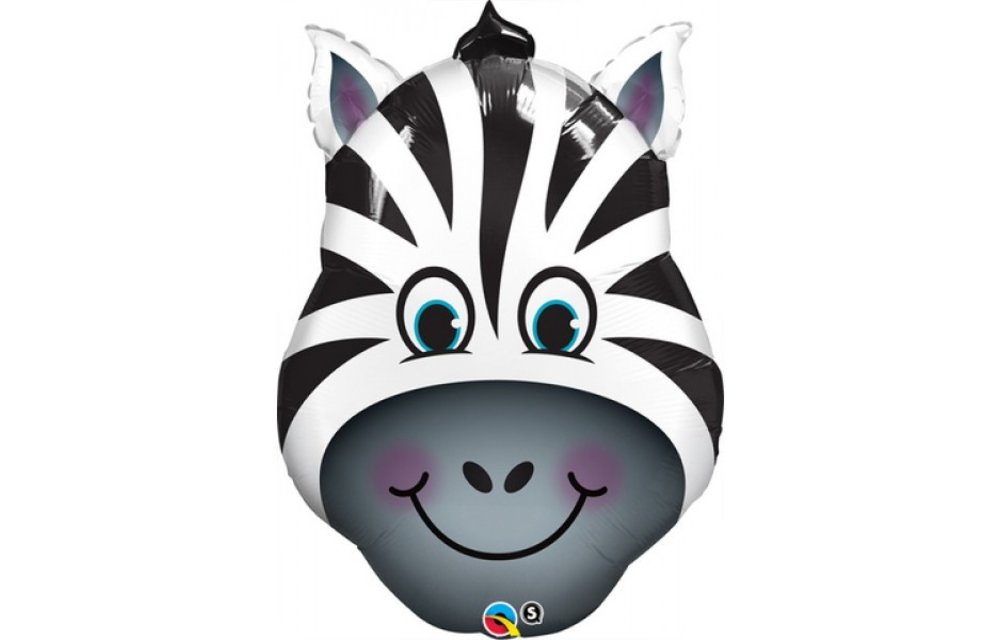 Zany Zebra - 32 inch - Qualatex